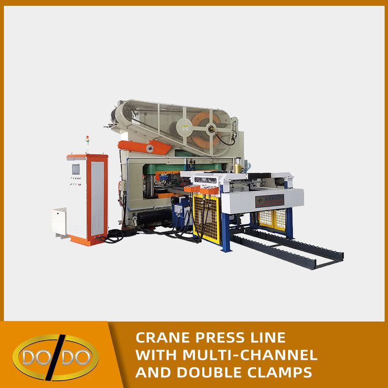 Crane Press Line With Multi-Channel And Double Clamps